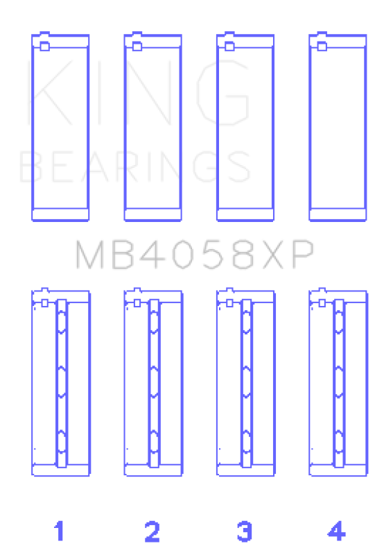 King Engine Bearings MB4058XPSTDX