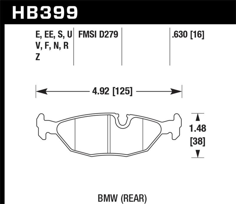 Hawk Performance HB399E.630