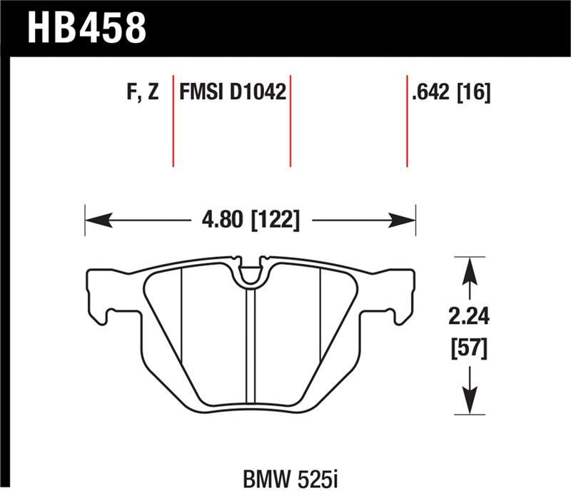 Hawk Performance HB458F.642