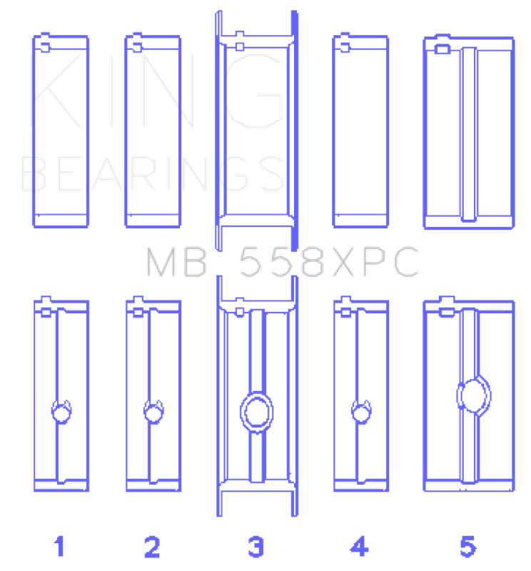 King Engine Bearings MB558XPC001