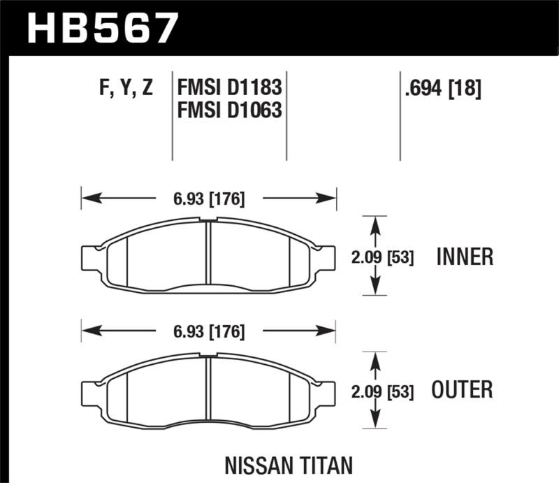 Hawk Performance HB567Z.694