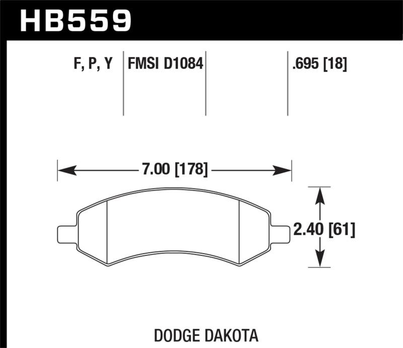 Hawk Performance HB559P.695
