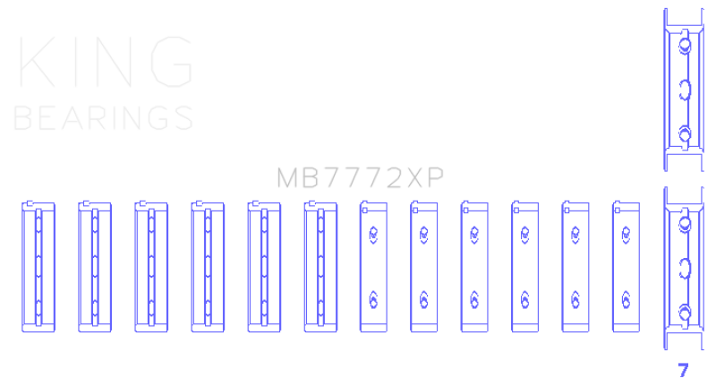 King Engine Bearings MB7772XPSTDX