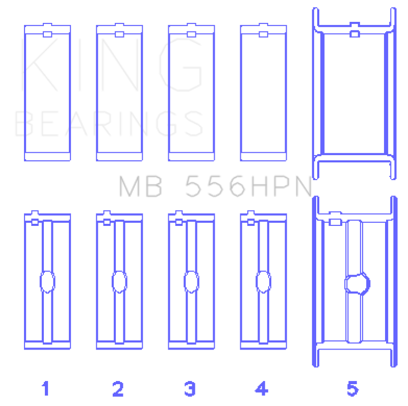 King Engine Bearings MB556HPN030