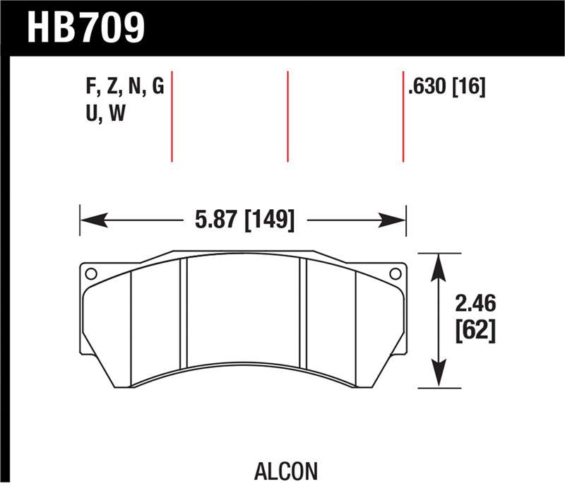 Hawk Performance HB709F.630