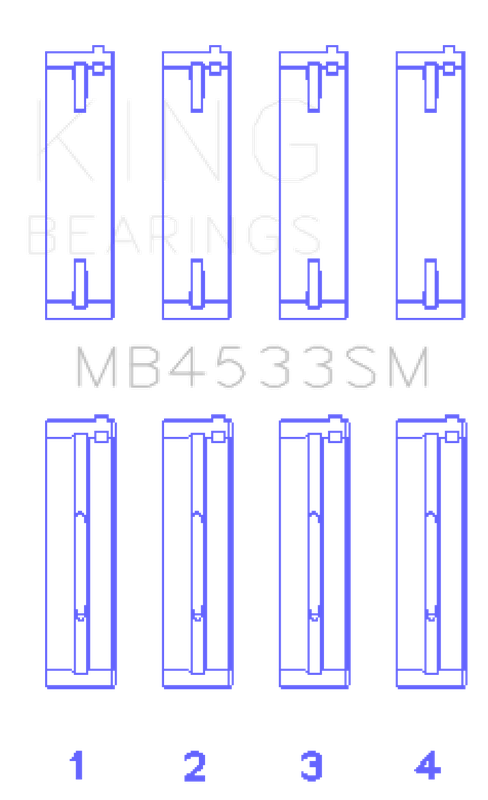 King Engine Bearings MB4533SM