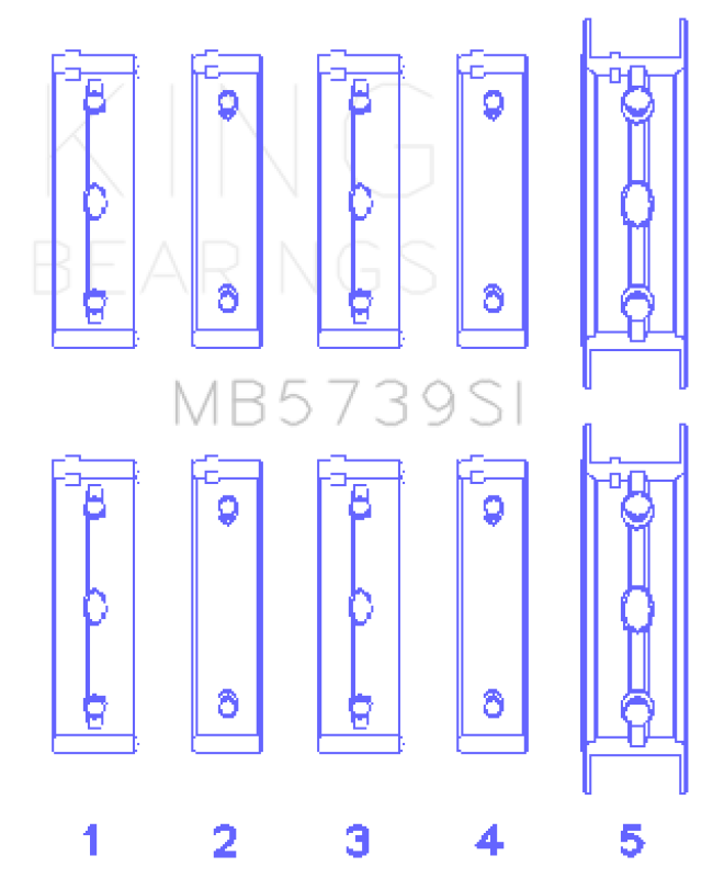 King Engine Bearings MB5739SI0.5