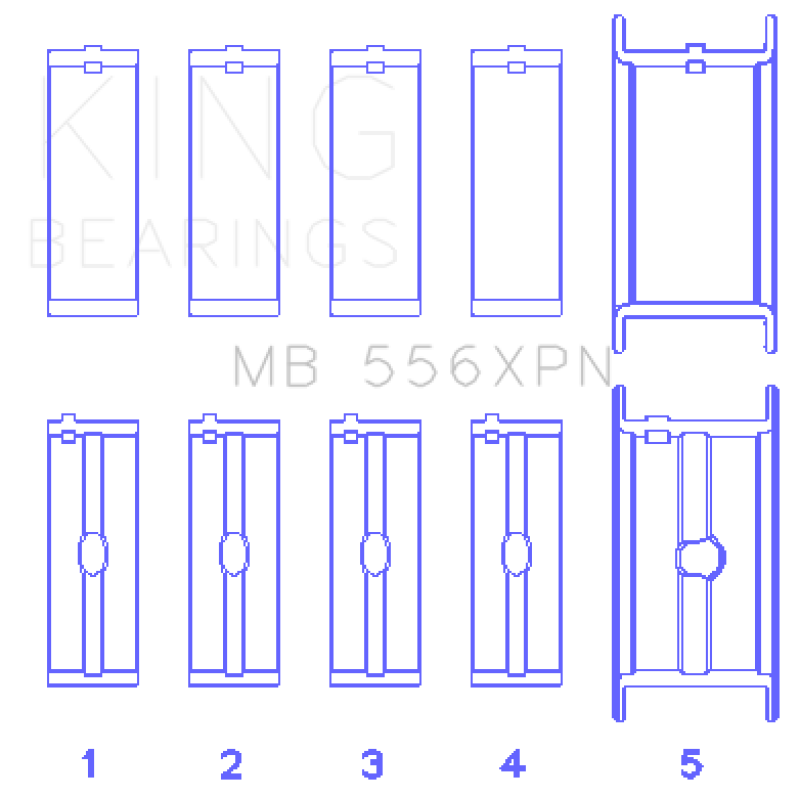 King Engine Bearings MB556XPN020