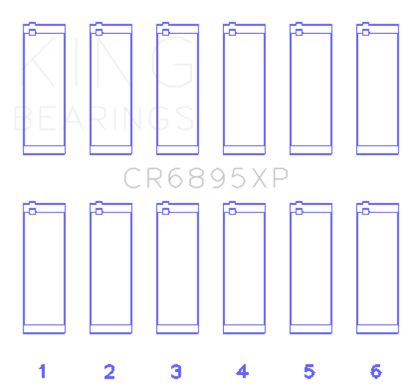 King Engine Bearings CR6895XP.026
