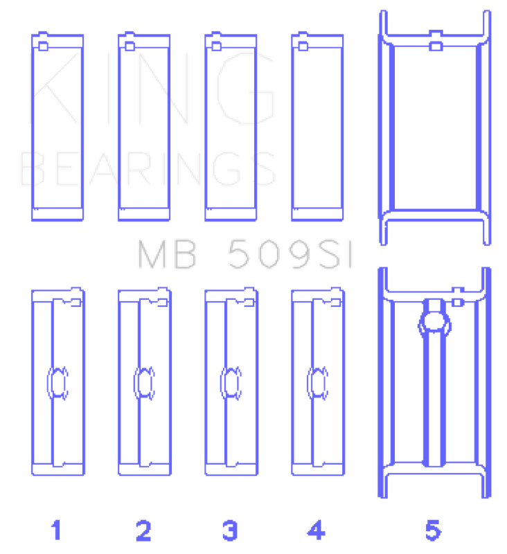 King Engine Bearings MB509SI040