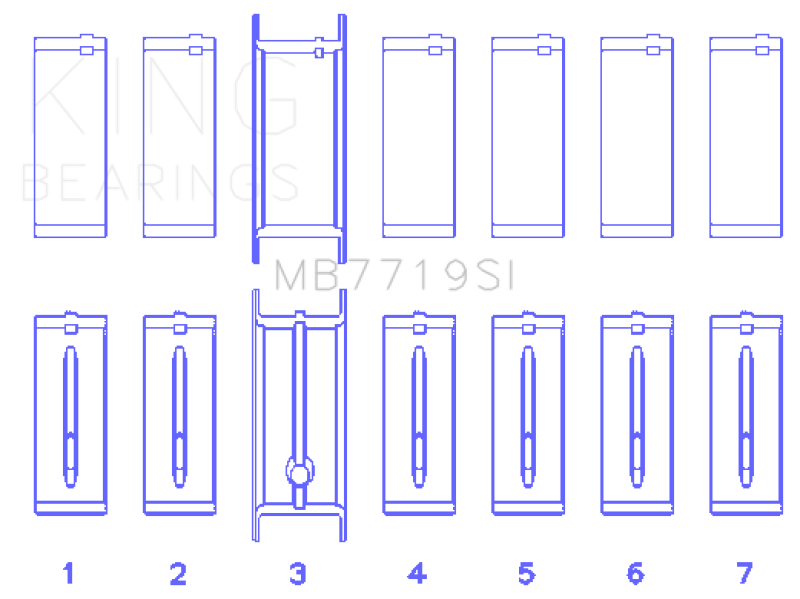 King Engine Bearings MB7719SI030