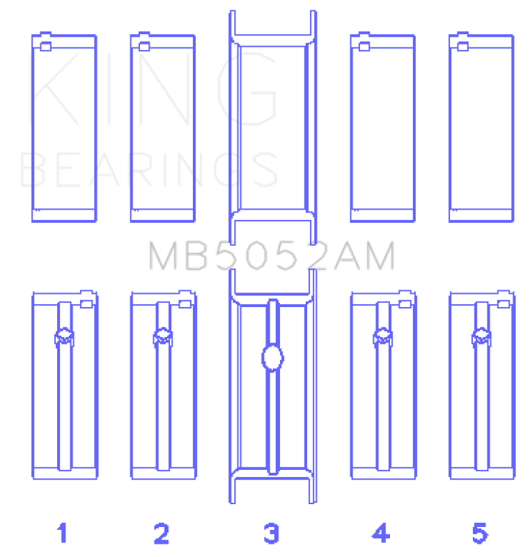 King Engine Bearings MB5052AM