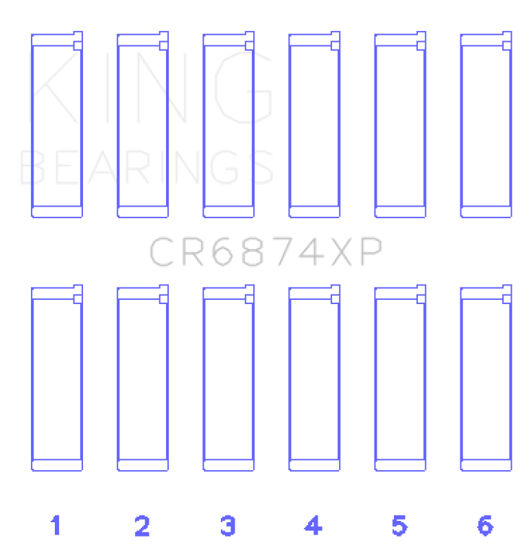 King Engine Bearings CR6874XP