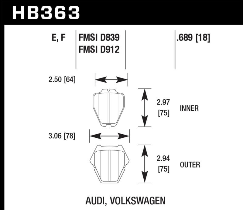 Hawk Performance HB363E.689