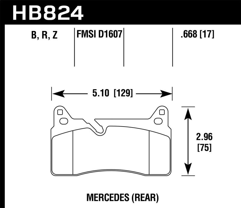 Hawk Performance HB824Z.668
