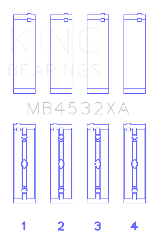 King Engine Bearings MB4532XA