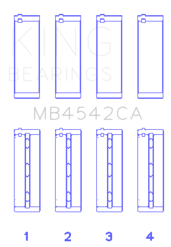 King Engine Bearings MB4542CA0.5