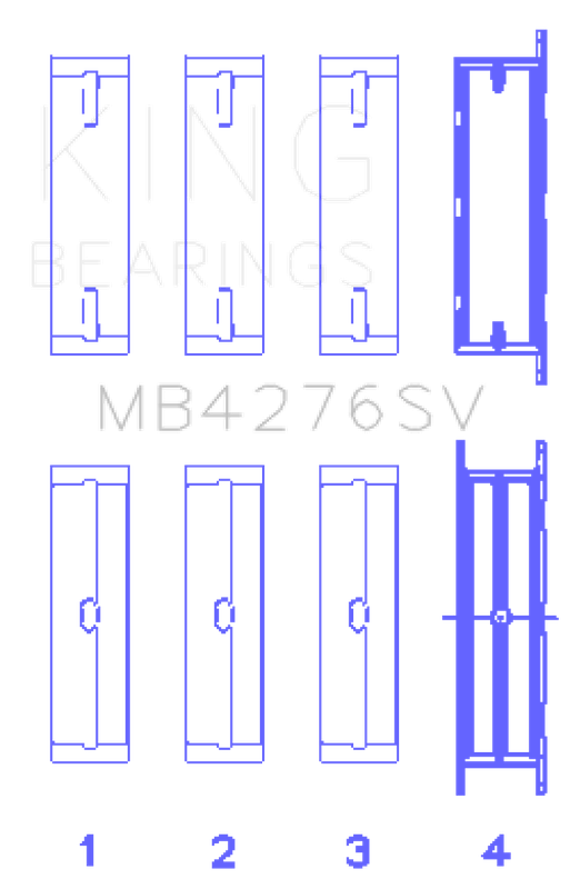 King Engine Bearings MB4276SV