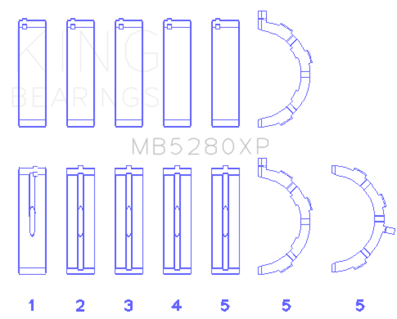 King Engine Bearings MB5280XP0.25