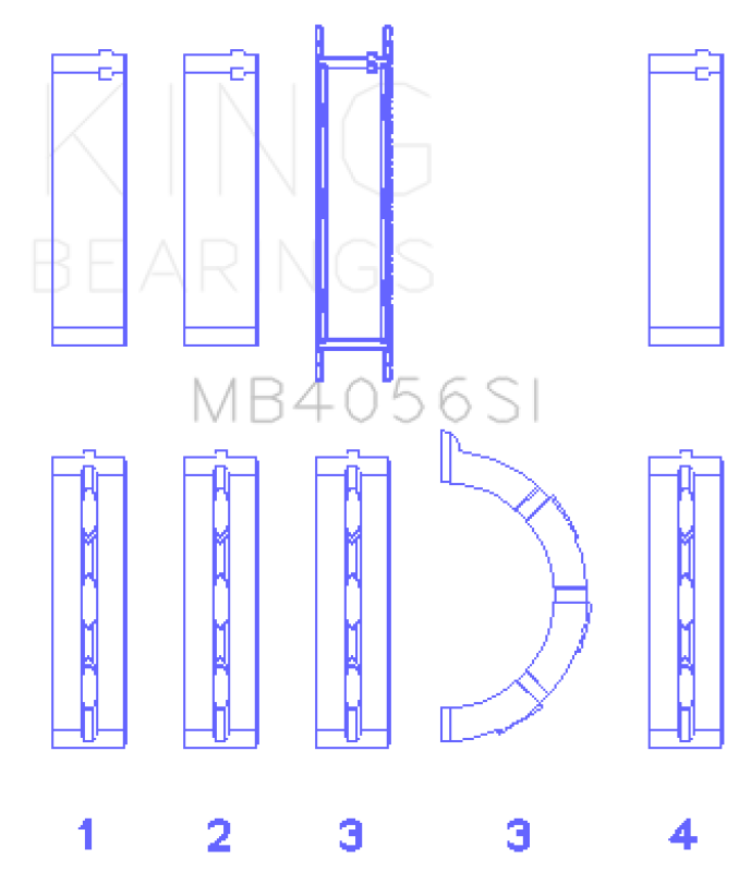 King Engine Bearings MB4056SI