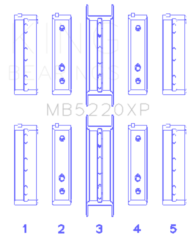 King Engine Bearings MB5220XP.026