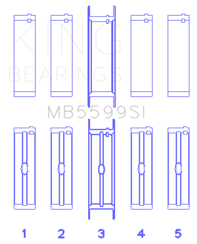 King Engine Bearings MB5599SI