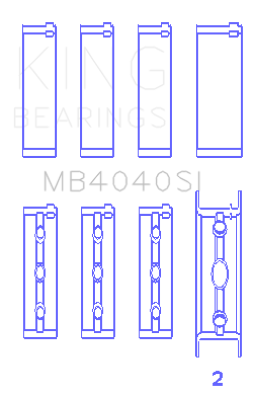 King Engine Bearings MB4040SI0.5