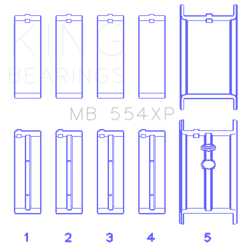 King Engine Bearings MB554XP010