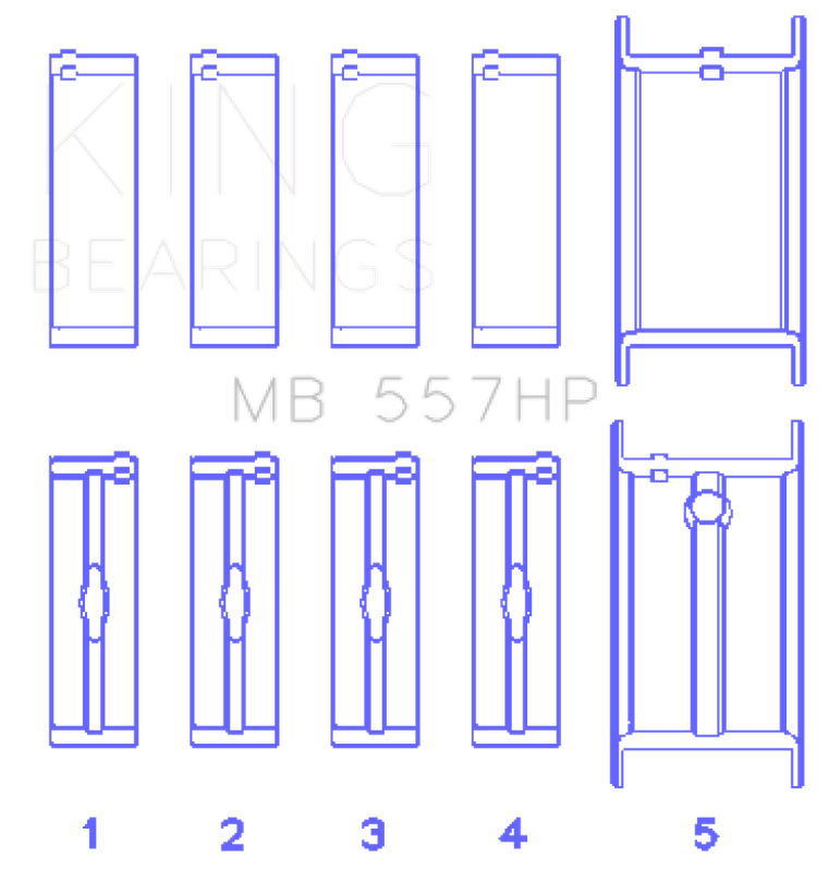 King Engine Bearings MB557HP020