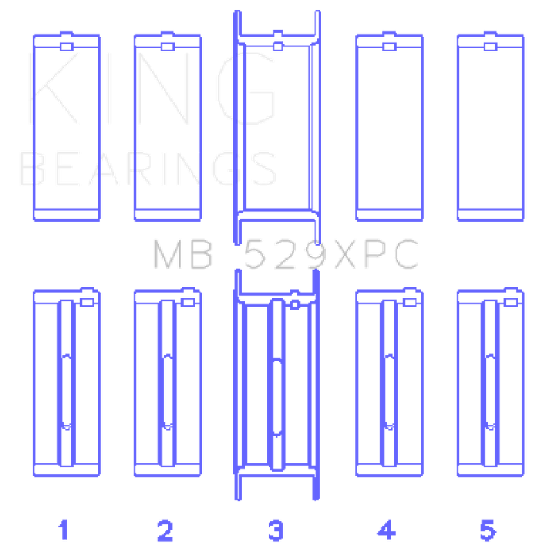 King Engine Bearings MB529XPC010