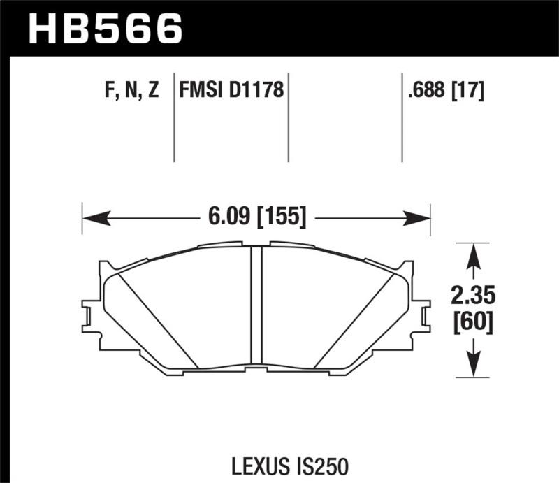 Hawk Performance HB566F.688