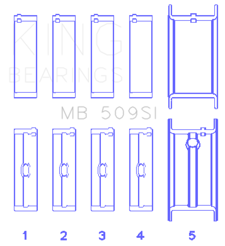 King Engine Bearings MB509SI040