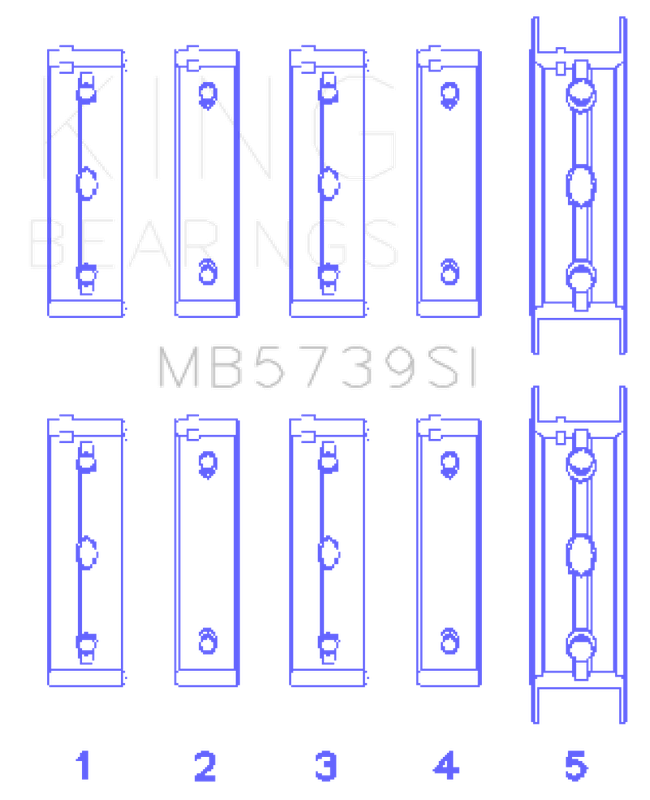 King Engine Bearings MB5739SI