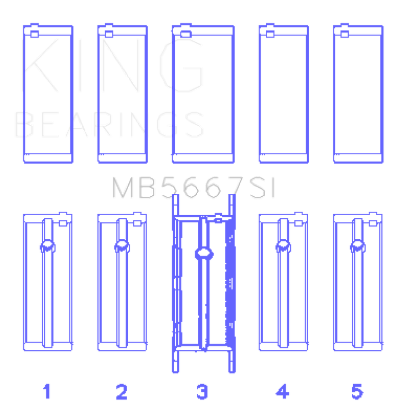 King Engine Bearings MB5667SI0.5