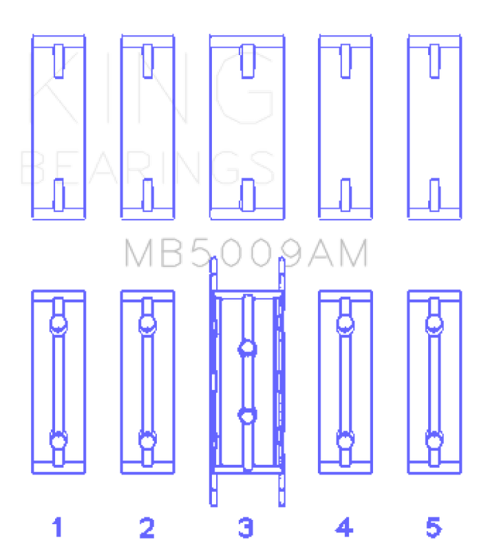 King Engine Bearings MB5009AM