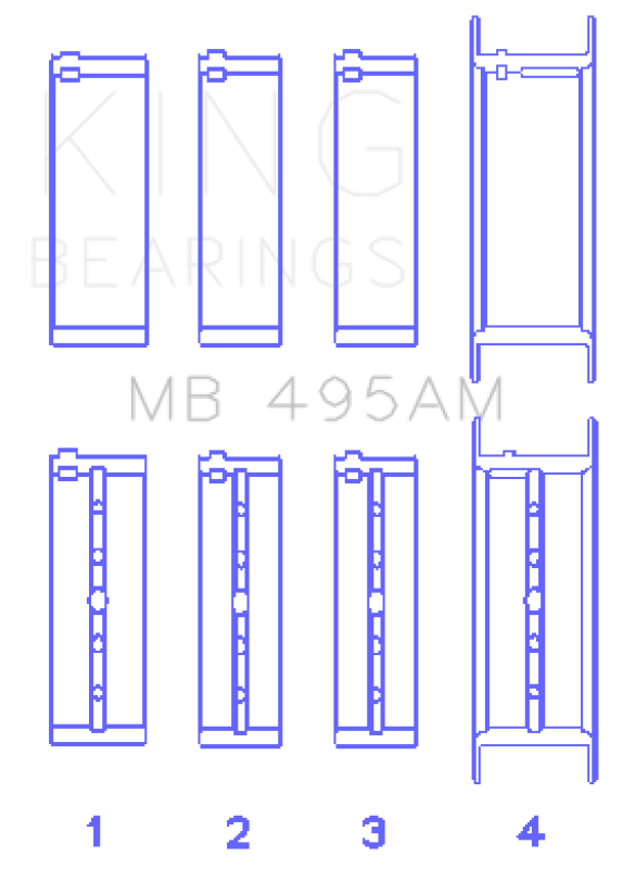 King Engine Bearings MB495AM