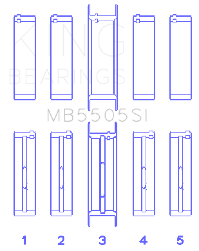 King Engine Bearings MB5505SI040