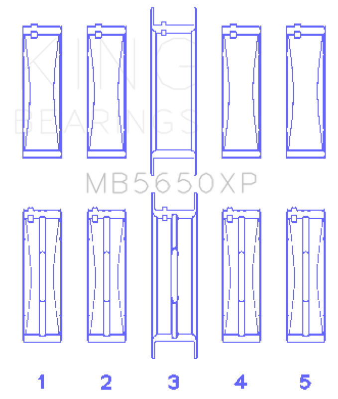 King Engine Bearings MB5650XPSTDX