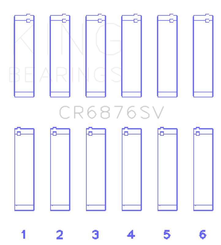 King Engine Bearings CR6876SV0.25
