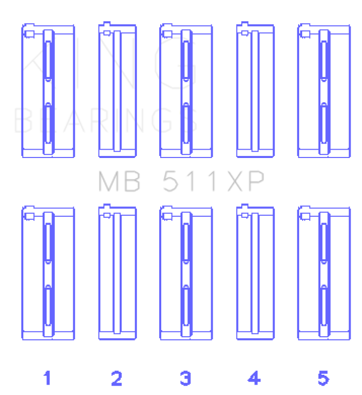 King Engine Bearings MB511XP