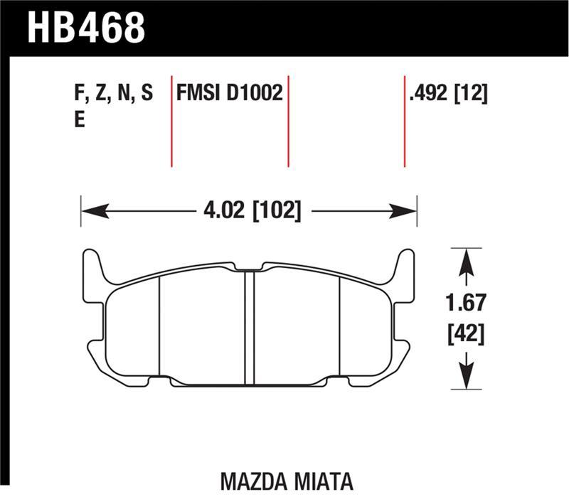 Hawk Performance HB468F.492