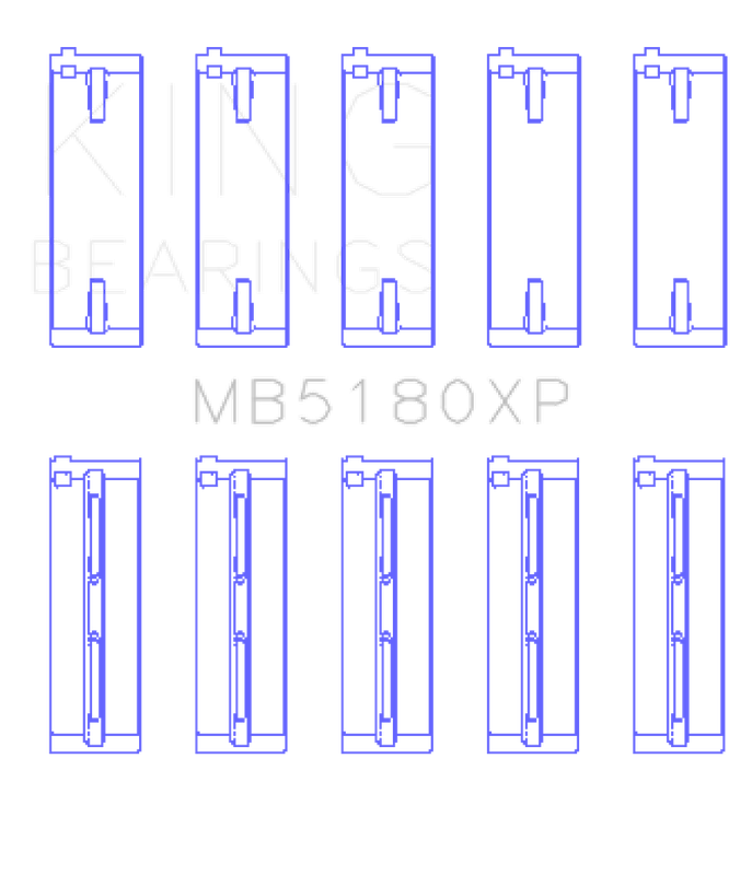 King Engine Bearings MB5180XP