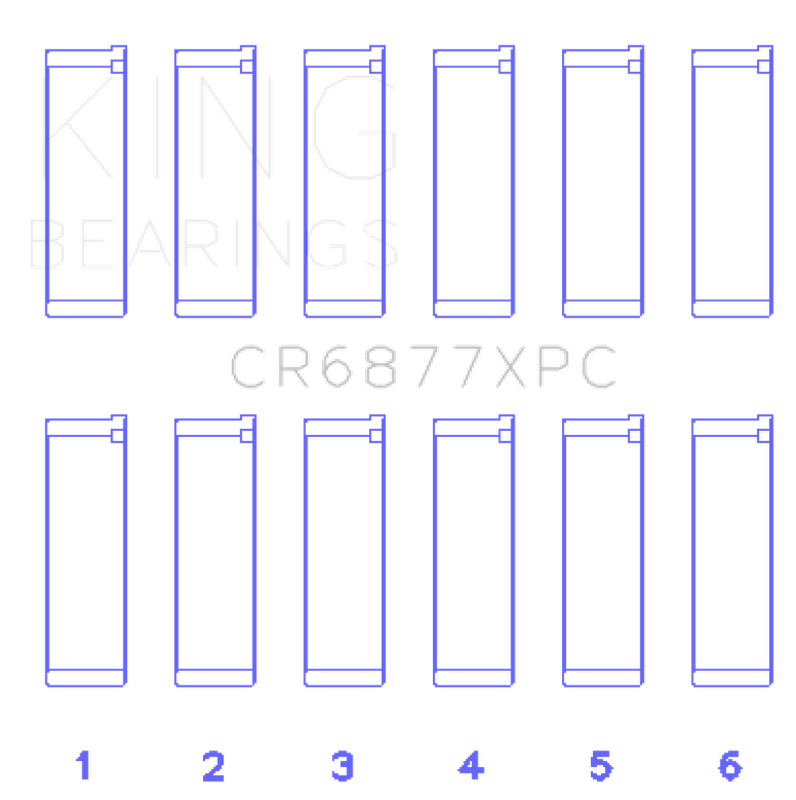 King Engine Bearings CR6877XPCSTDX