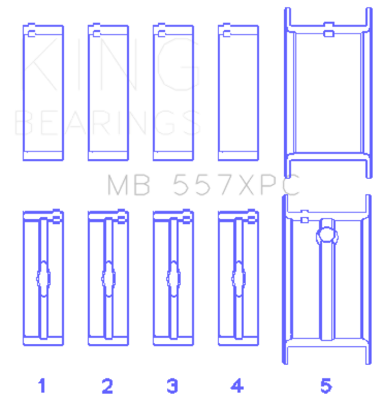 King Engine Bearings MB557XPC020