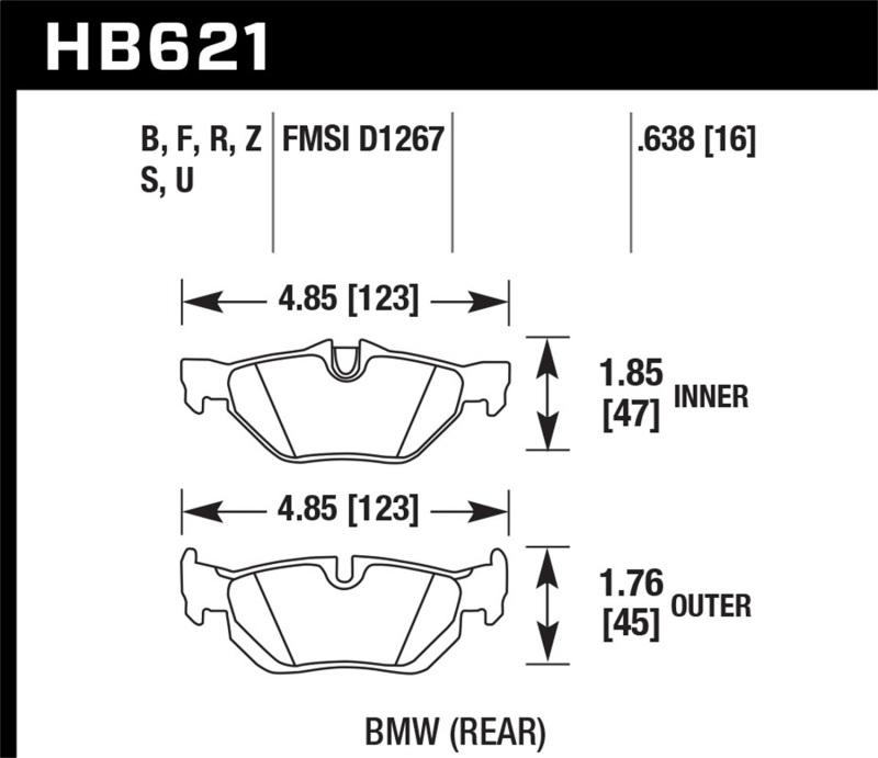 Hawk Performance HB621Z.638
