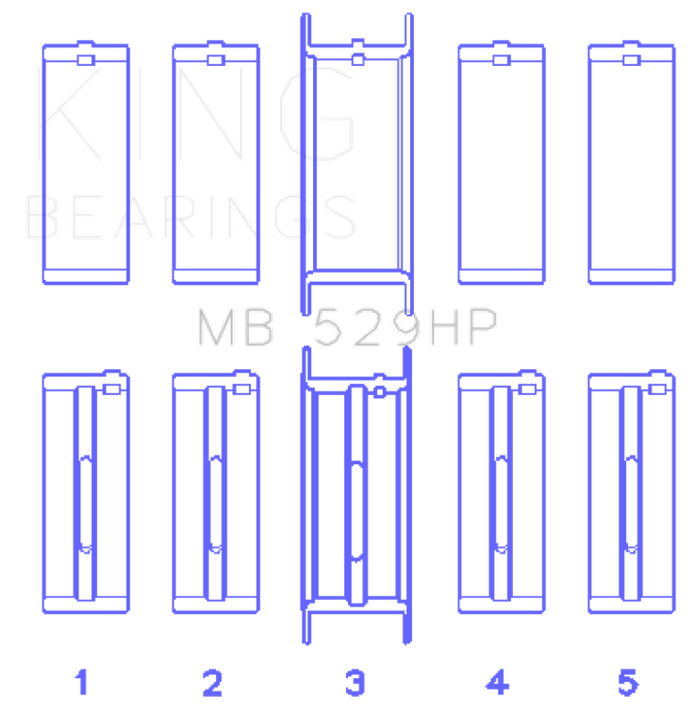 King Engine Bearings MB529HP010