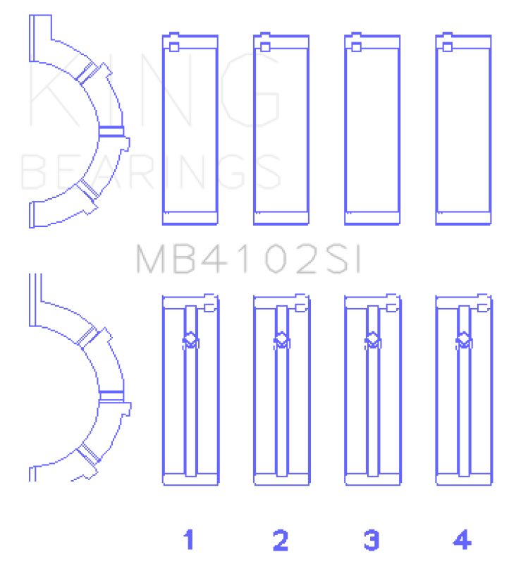 King Engine Bearings MB4102SI.026