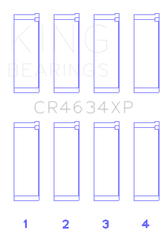 King Engine Bearings CR4634XP0.5