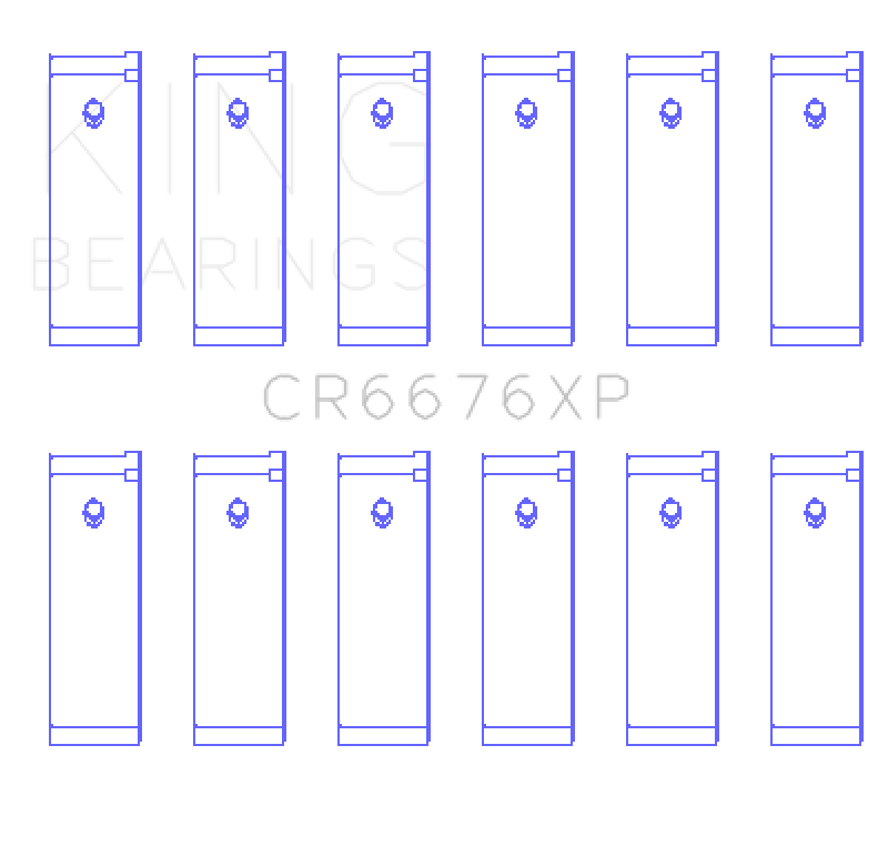 King Engine Bearings CR6676XPSTDX