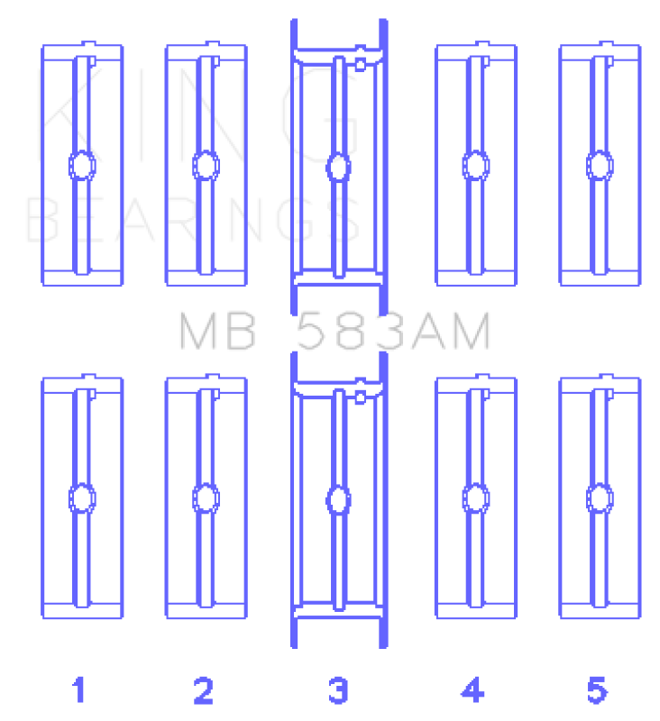 King Engine Bearings MB 583AM 010